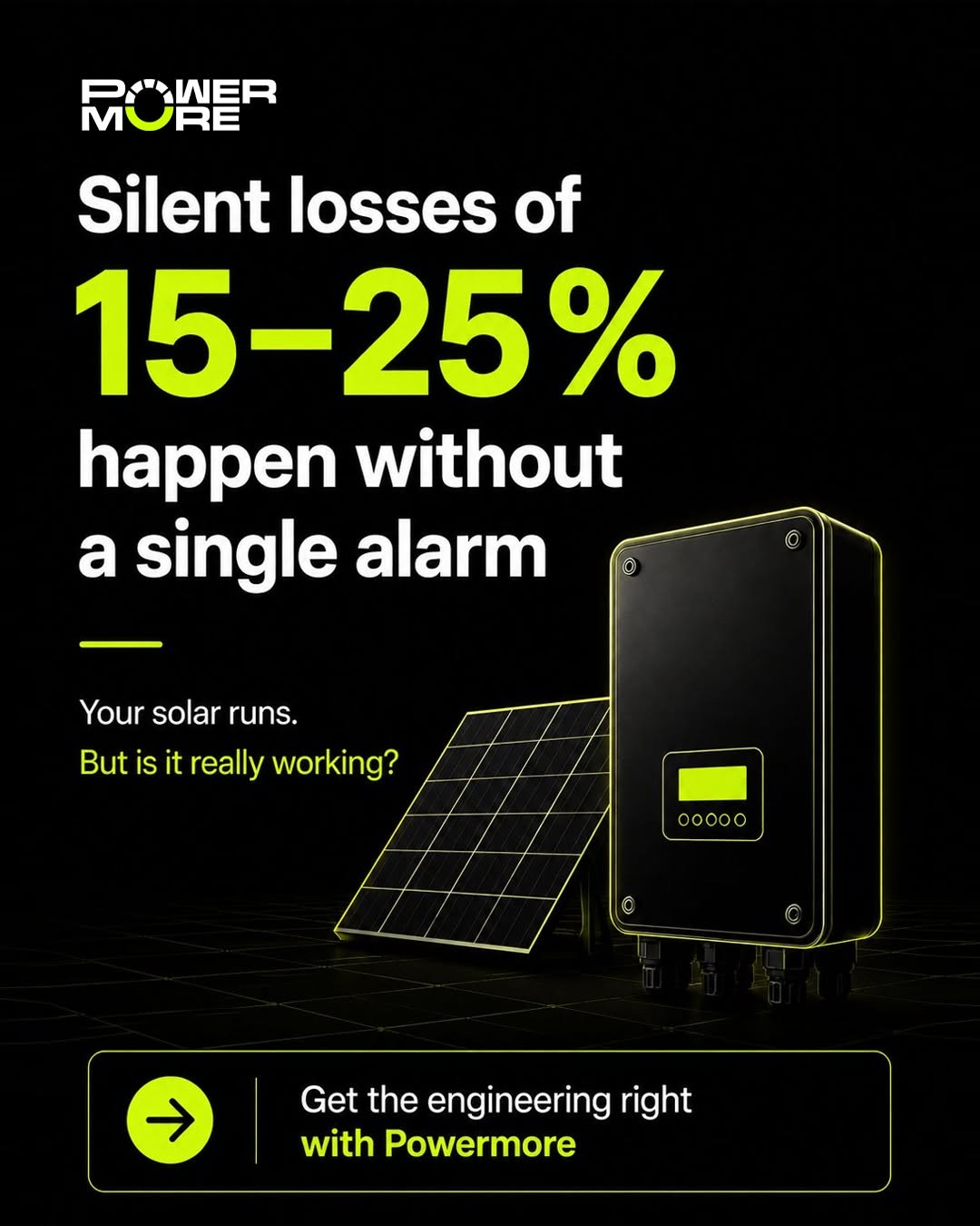 Most solar plants look like they’re working. They’re not.