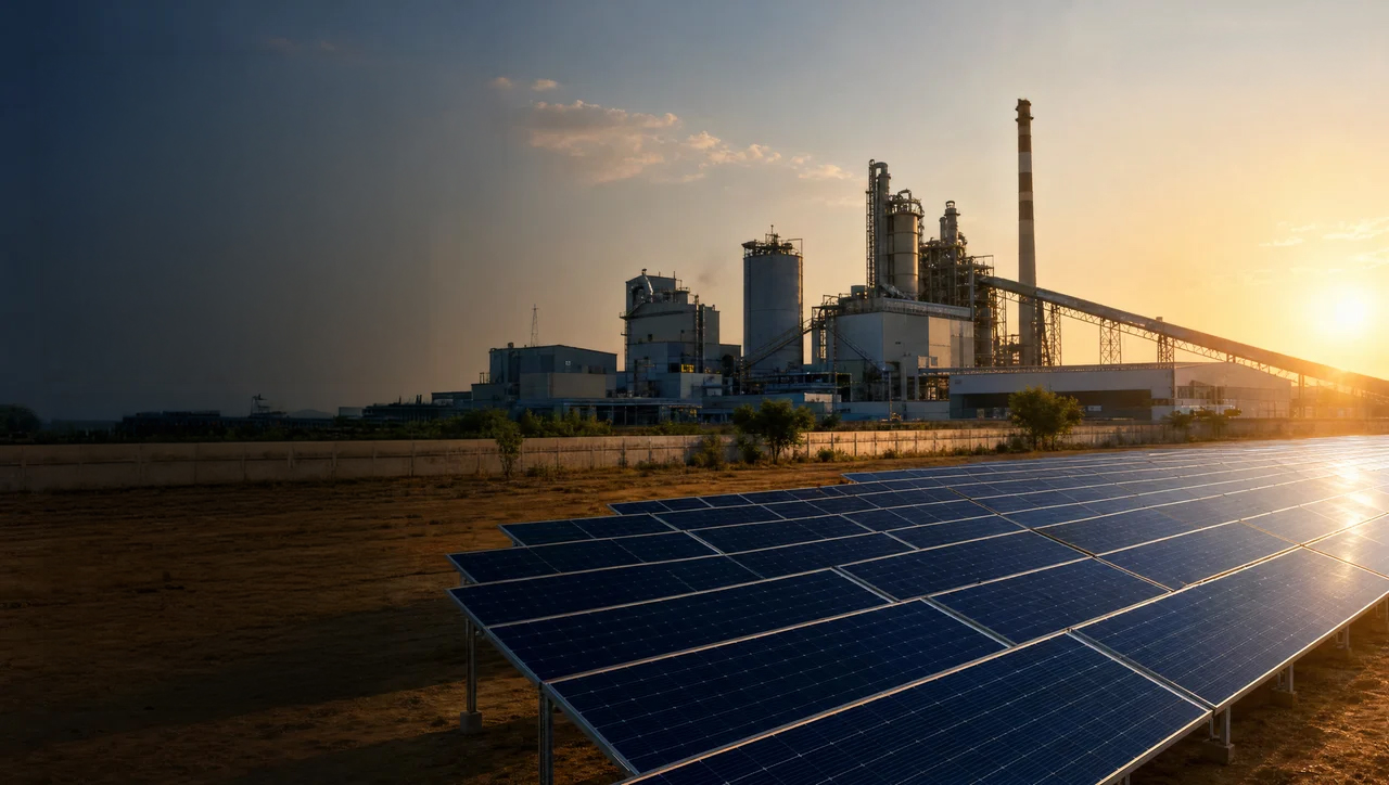 Ground-mount solar plant