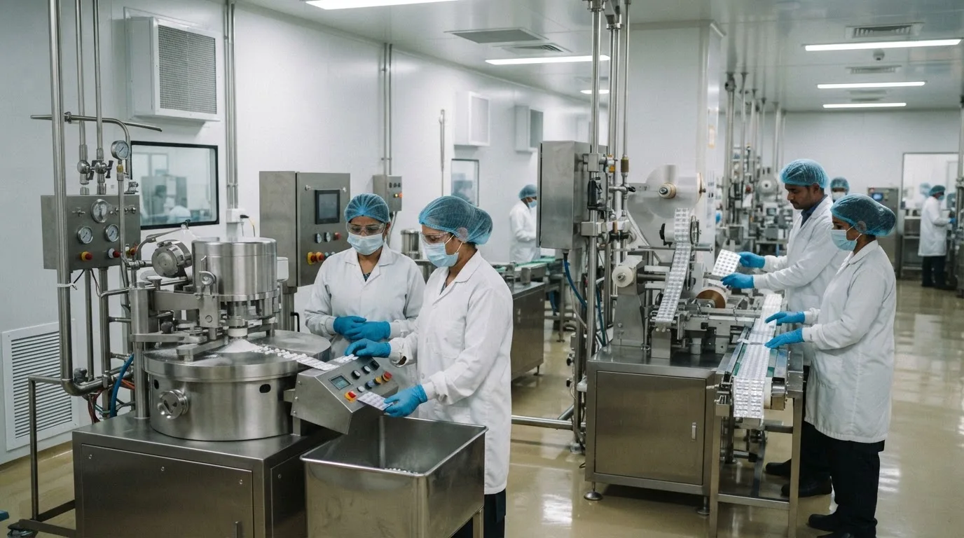 Interior of a modern manufacturing plant showing continuous production lines and heavy electrical infrastructure.