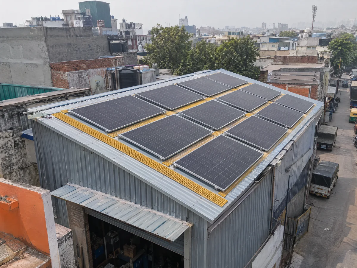 Ashrafi rooftop solar installation