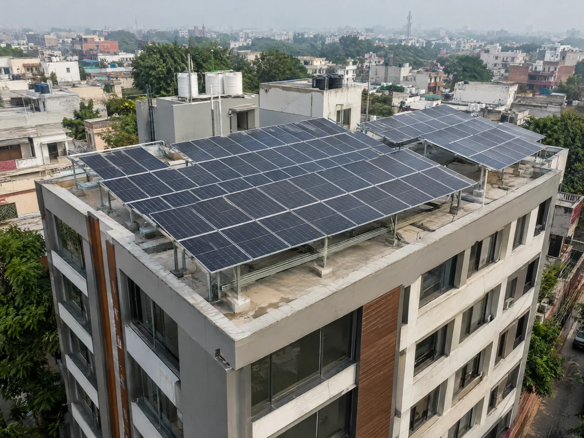 Durga rooftop solar installation