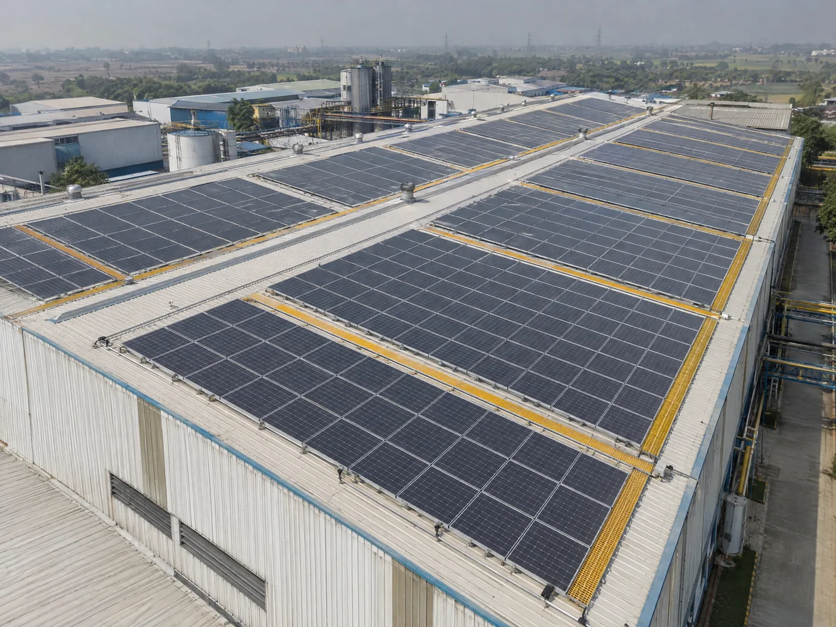 Hussain Polymers rooftop solar installation