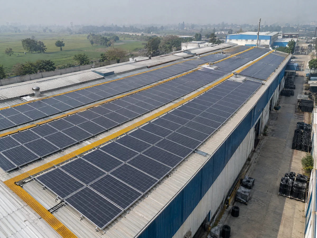 MB Rubber rooftop solar installation