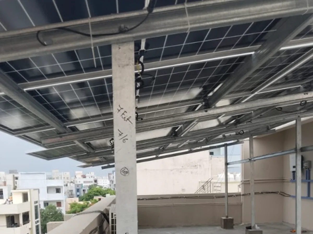 Ramesh rooftop solar installation
