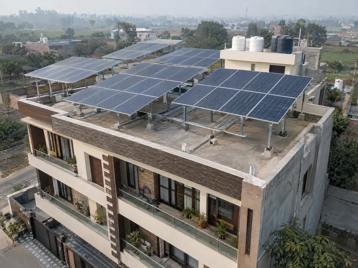RS Arora rooftop solar installation