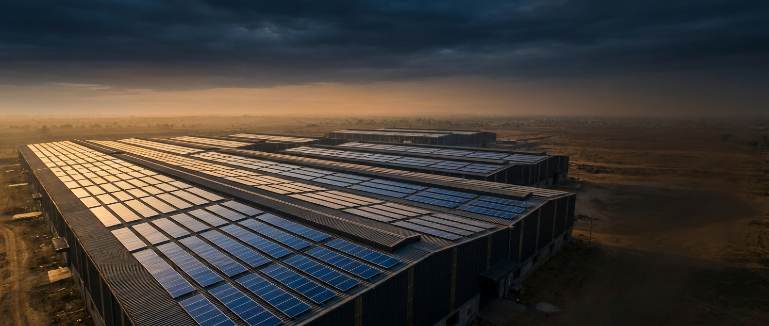 Industrial solar rooftop